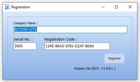 software registration